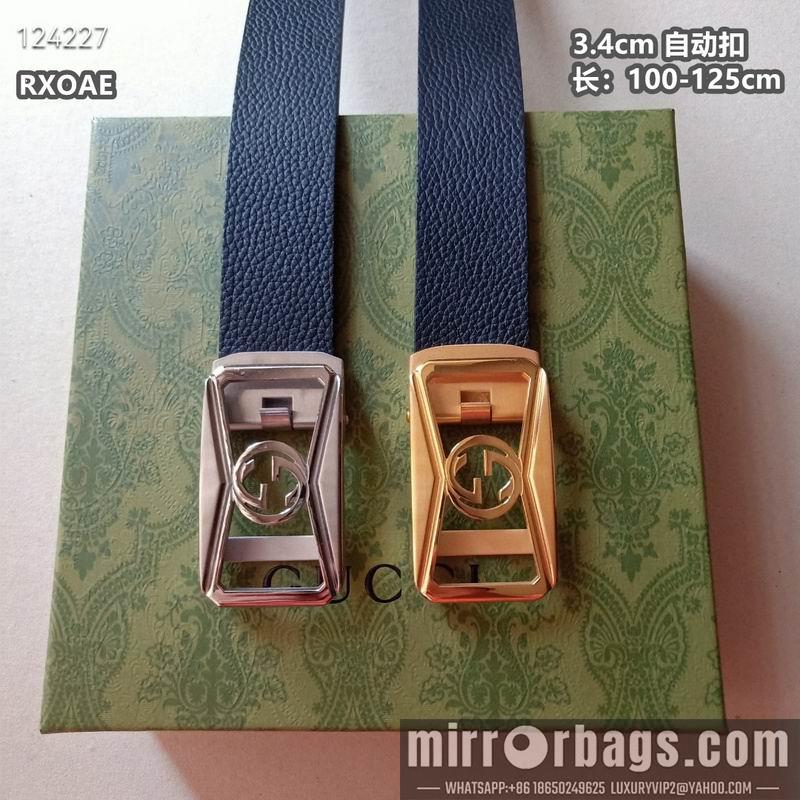 Replica Gucci belt 34mmX100-125cm 8L20
