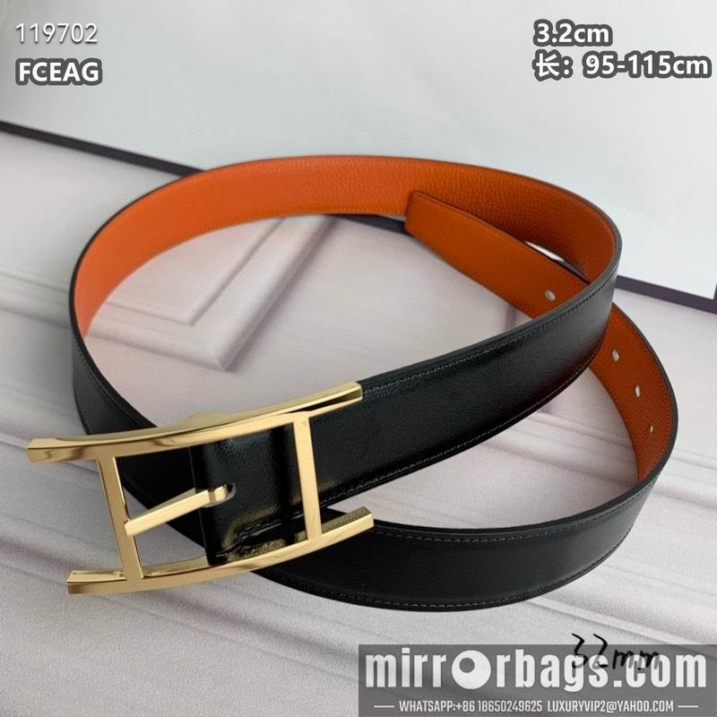 Replica Hermes belt 32mmX95-115cm 8L040802