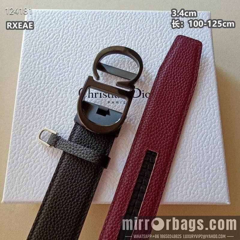 Replica Dior belt 34mmX100-125cm 8L04