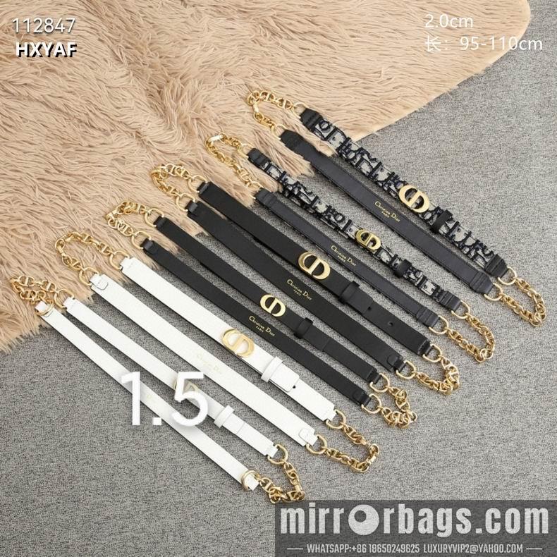 Replica Dior Belt 20mmX95-110cm 8L07