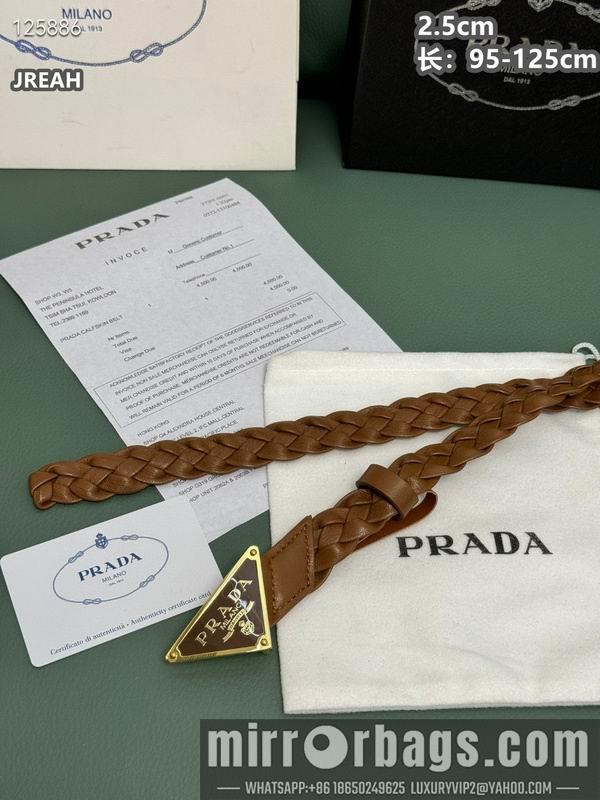 Replica Prada belt 25mmX95-125cm 8L01