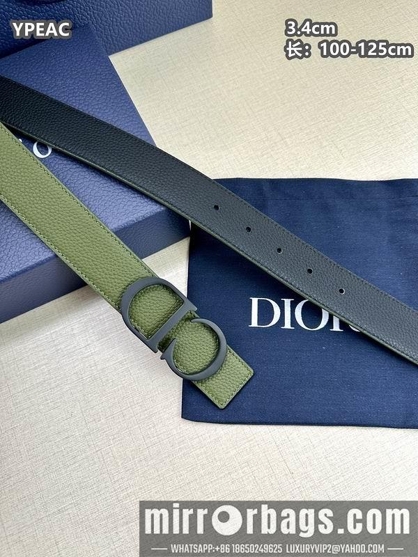 Replica Dior belt 34mmX100-125cm 8L07