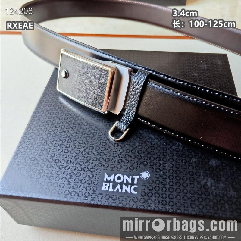 Replica Montlanc belt 34mmX100-125cm 8L10