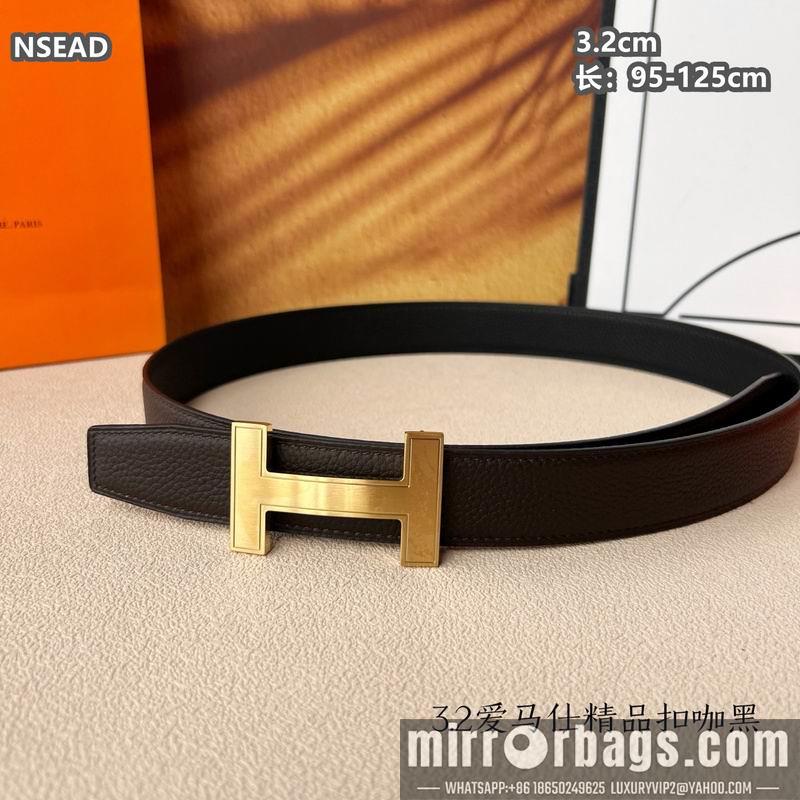 Replica Hermes belt 32mmX95-125cm 8L31
