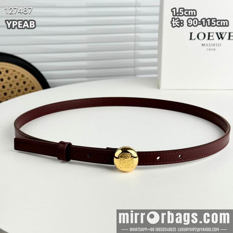 Replica Loewe belt 15mmX90-115cm 8L06