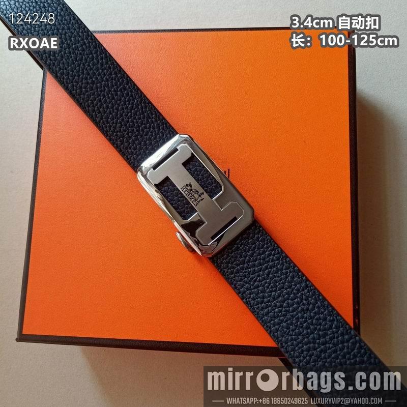 Replica Hermes belt 34mmX100-125cm 8L08