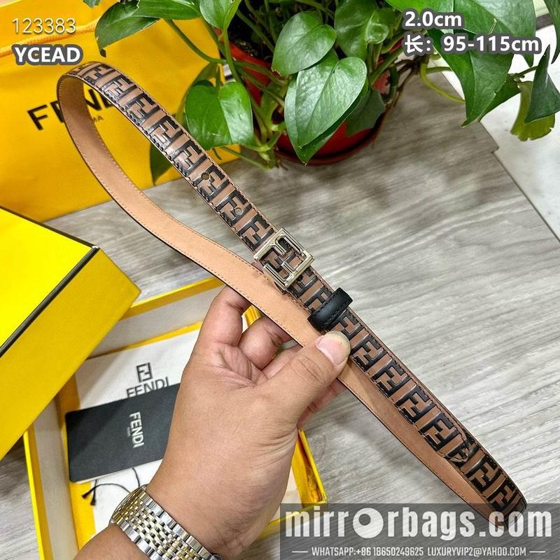 Replica Fendi belt 20mmX95-115cm 8L14