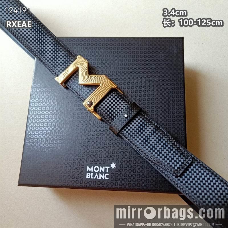 Replica Montlanc belt 34mmX100-125cm 8L17