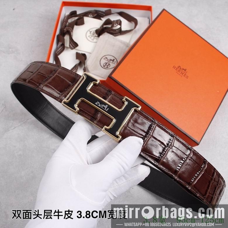 Replica Hermes Belt 38mmX95-125cm 7D93