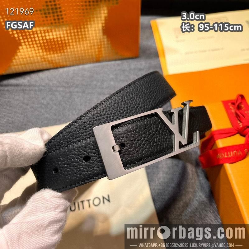 Replica LV belt 30mmX95-115cm 8L25