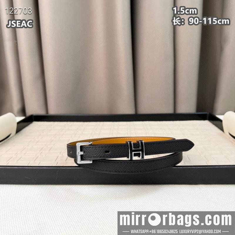 Replica Hermes belt 15mmX90-115cm 8L04