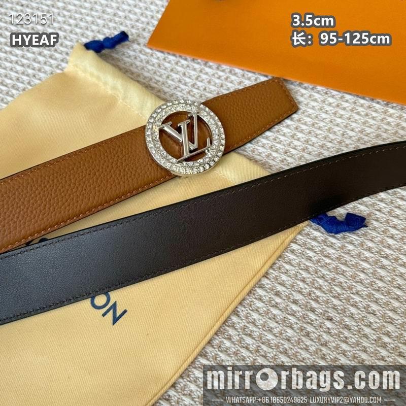 Replica LV belt 35mmX95-125cm 8L16