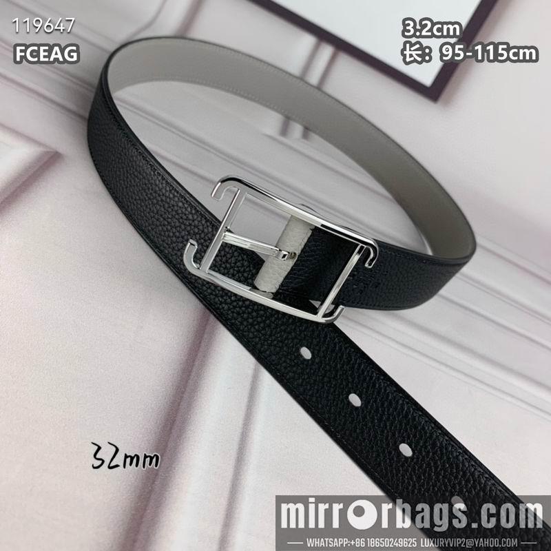 Replica Hermes belt 32mmX95-115cm 8L040801
