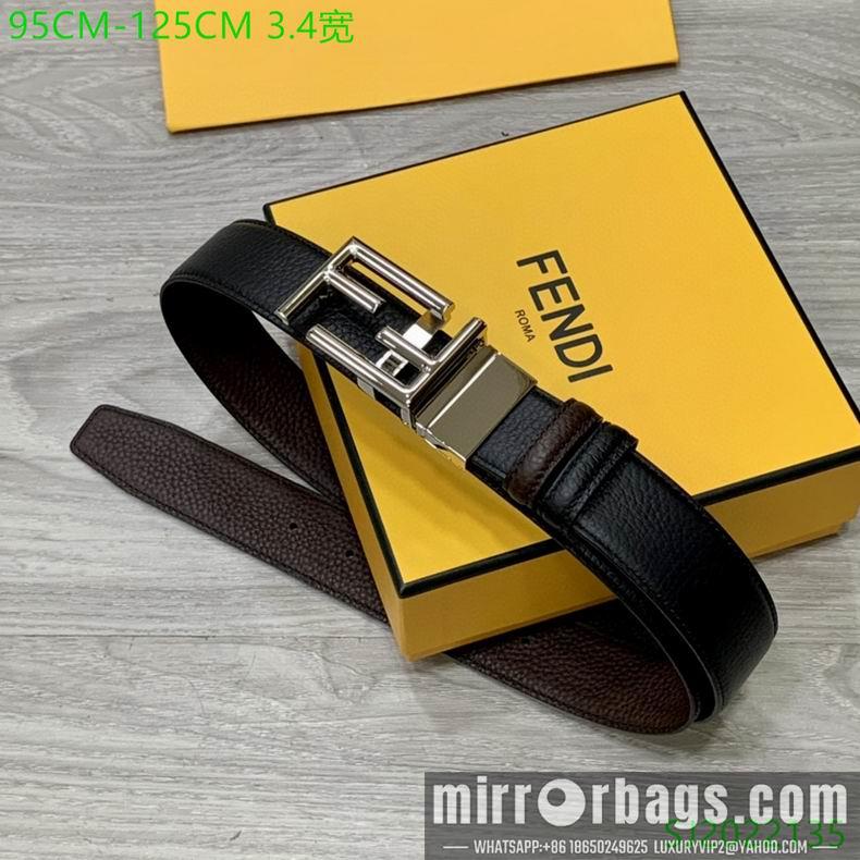 Replica Fendi Belt 34mmX95-125cm 7D04