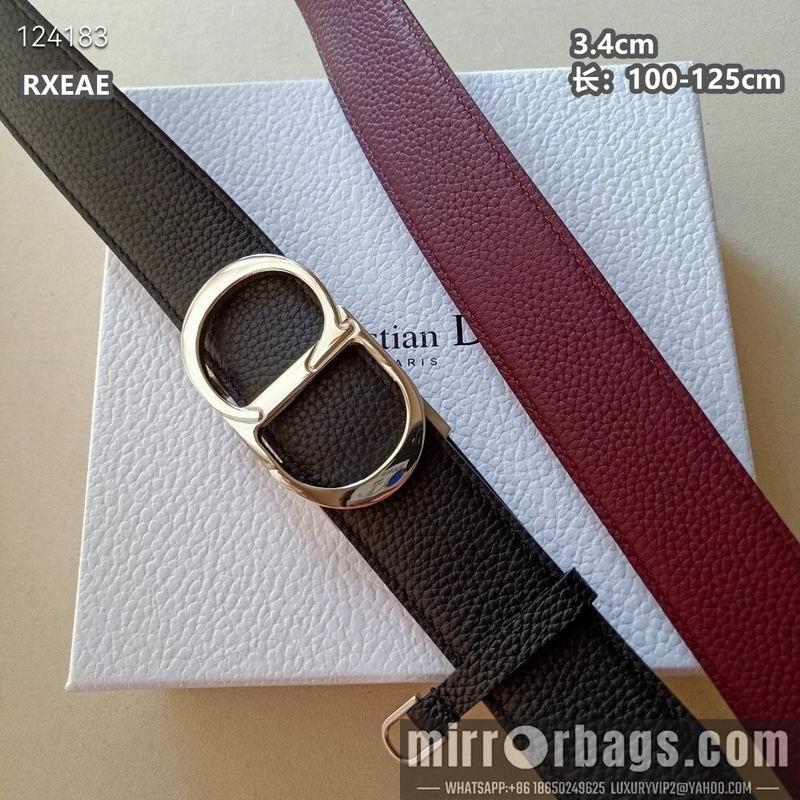 Replica Dior belt 34mmX100-125cm 8L04
