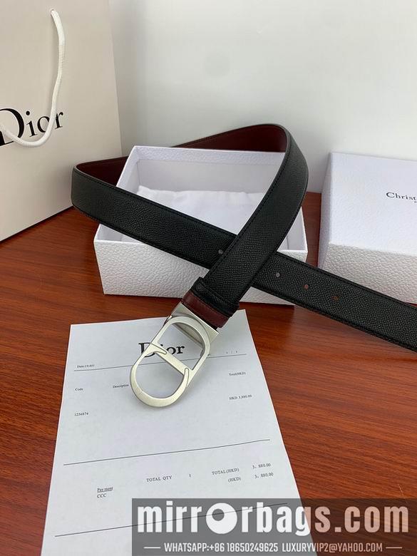 Replica Dior Belt 34mmX95-125cm 7D19