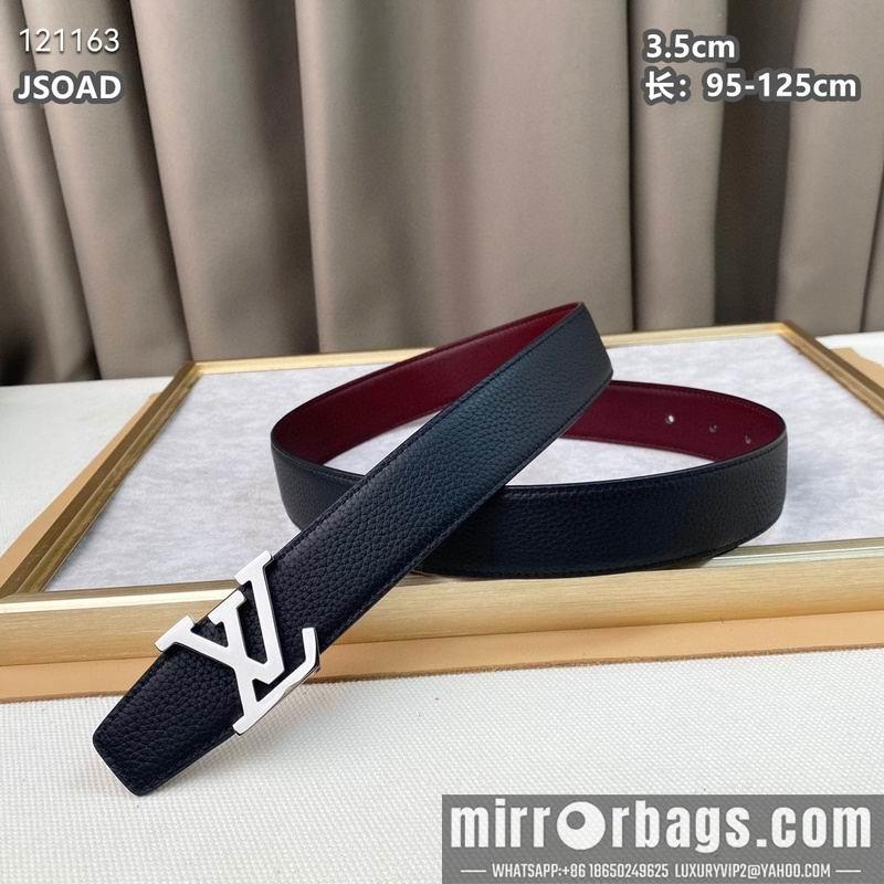 Replica LV belt 35mmX95-125cm 8L17