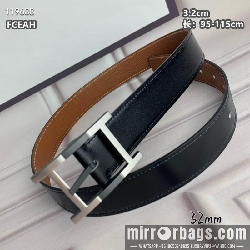 Replica Hermes belt 32mmX95-125cm 8L040803