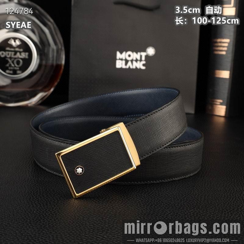 Replica Montlanc belt 35mmX100-125cm 8L30
