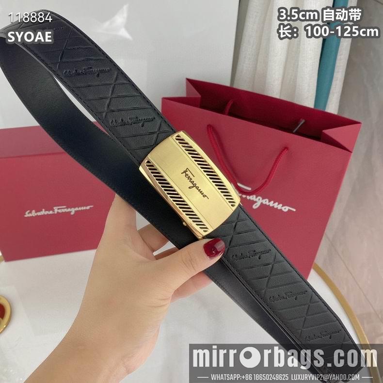 Replica Ferragamo belt自动带 35mmX100-125cm 8L12