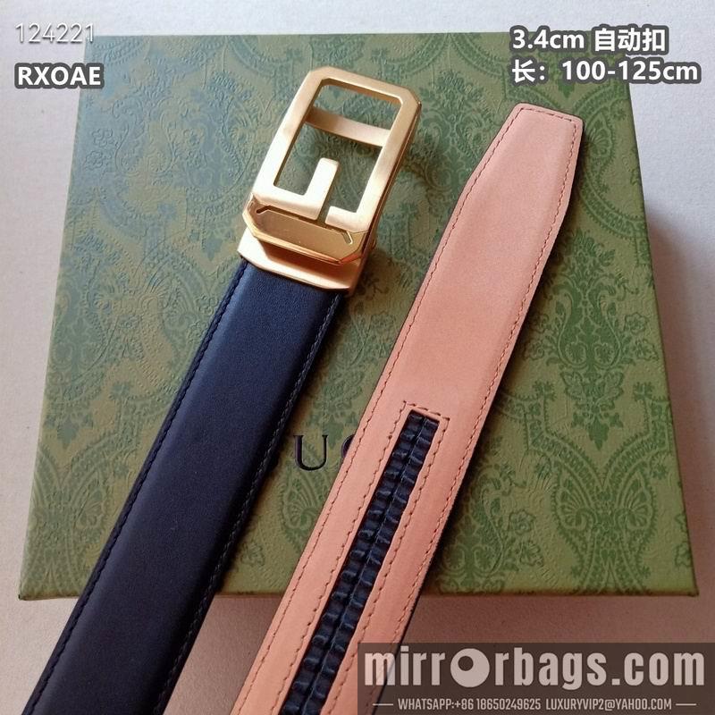 Replica Gucci belt 34mmX100-125cm 8L23