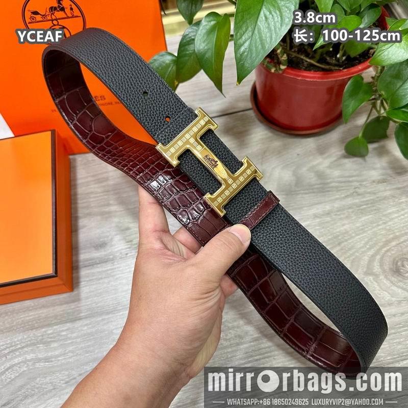 Replica Hermes belt 38mmX100-125cm 8L60