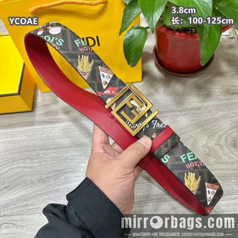 Replica Fendi belt 38mmX100-125cm 8L33