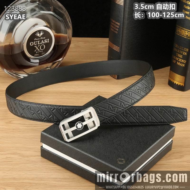 Replica Montlanc belt 35mmX100-125cm 8L42