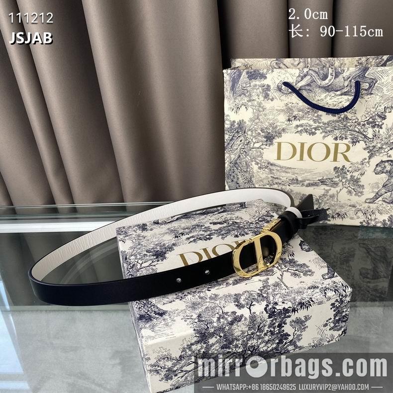 Replica Dior Belt 20mmX90-115cm 8L05