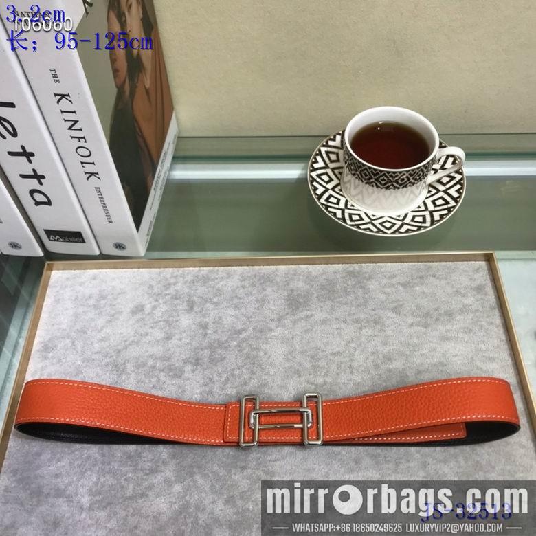 Replica Hermes Belt 32mmX95-125cm 8L07