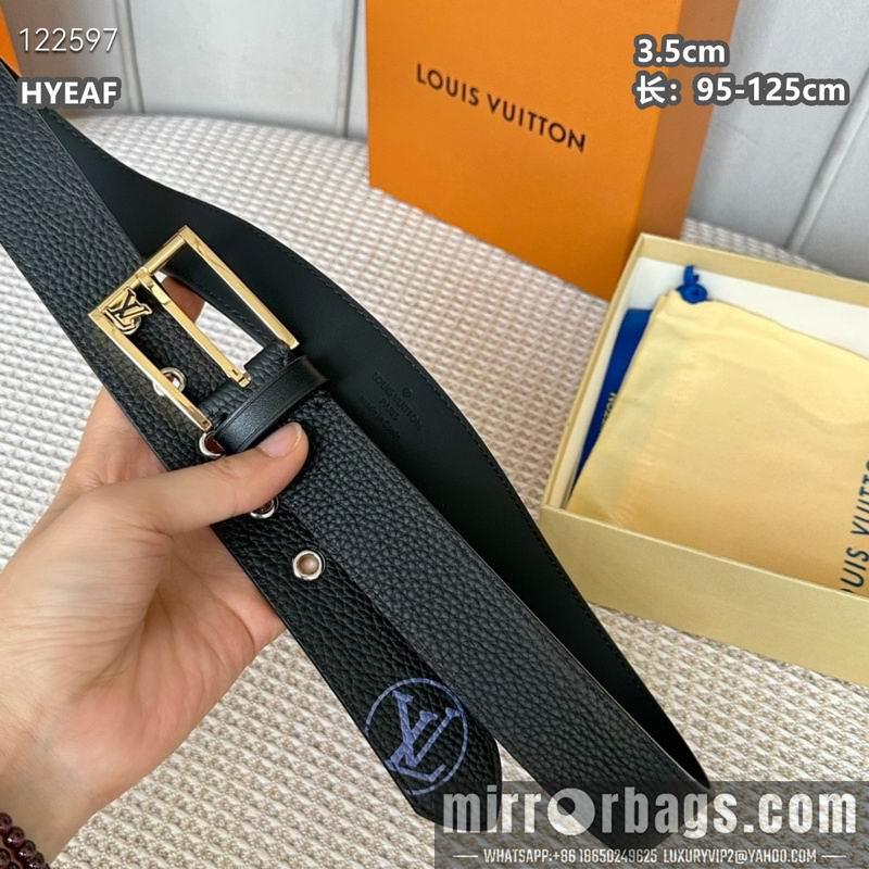 Replica LV belt 35mmX95-125cm 8L35