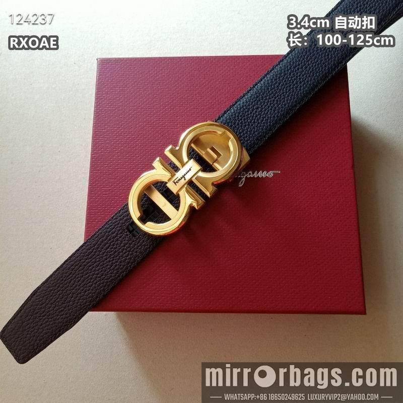 Replica Ferragamo belt 34mmX100-125cm 8L08