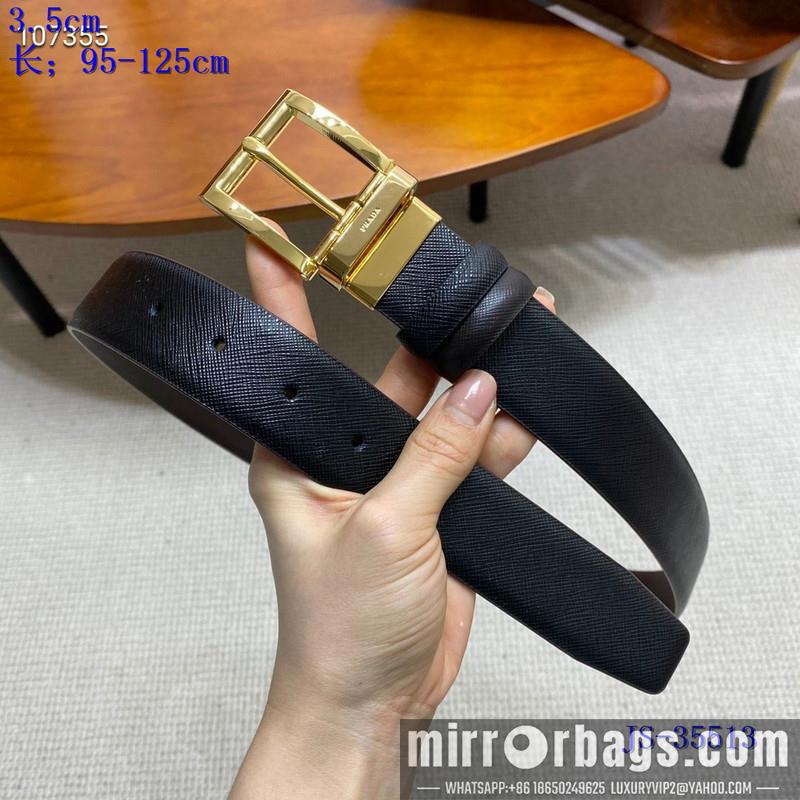 Replica Prada belt 35mmX95-125CM 8L01