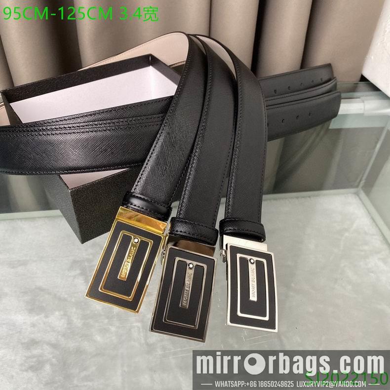 Replica Montblanc Belt 34mmX95-125CM 7D33