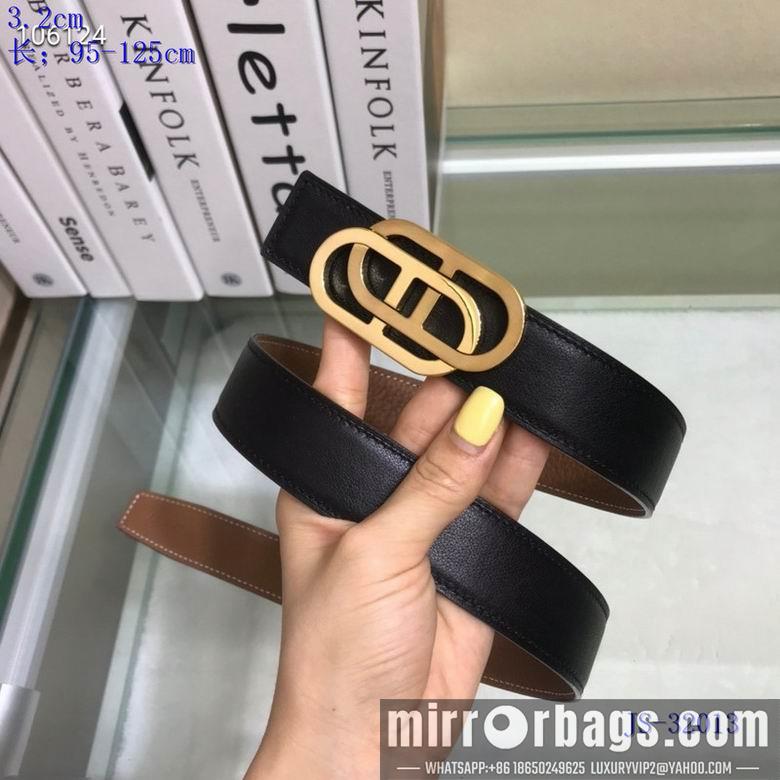 Replica Hermes Belt 32mmX95-125cm 8L04
