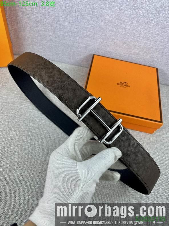 Replica Hermes Belt 38mmX95-125cm 7D118