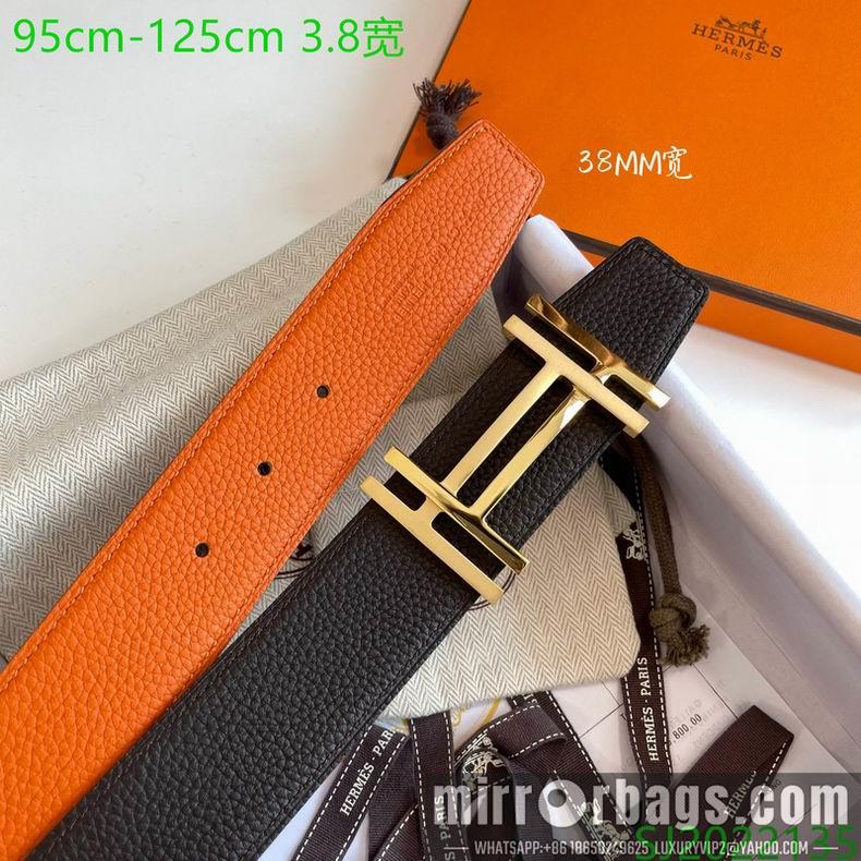 Replica Hermes Belt 38mmX95-125cm 7D121