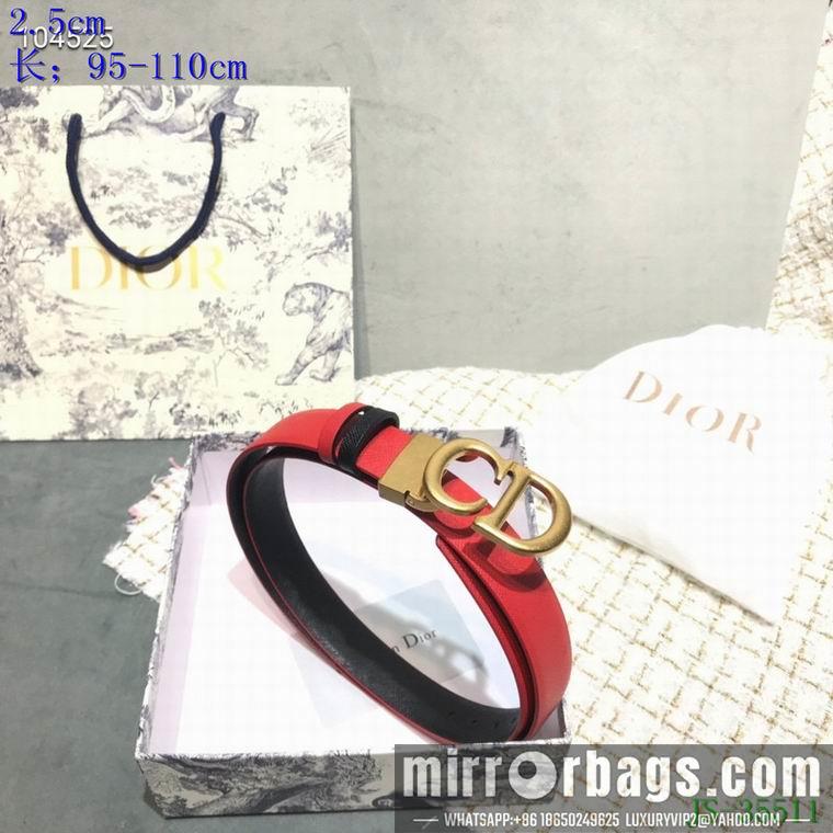 Replica Dior Belt 25mmX95-110cm 8L01
