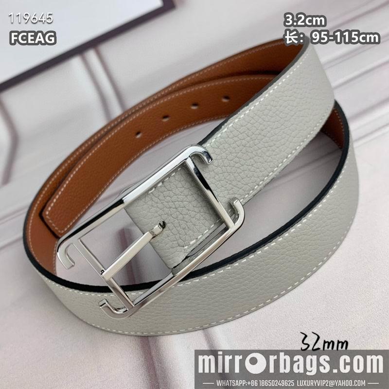 Replica Hermes belt 32mmX95-115cm 8L040801