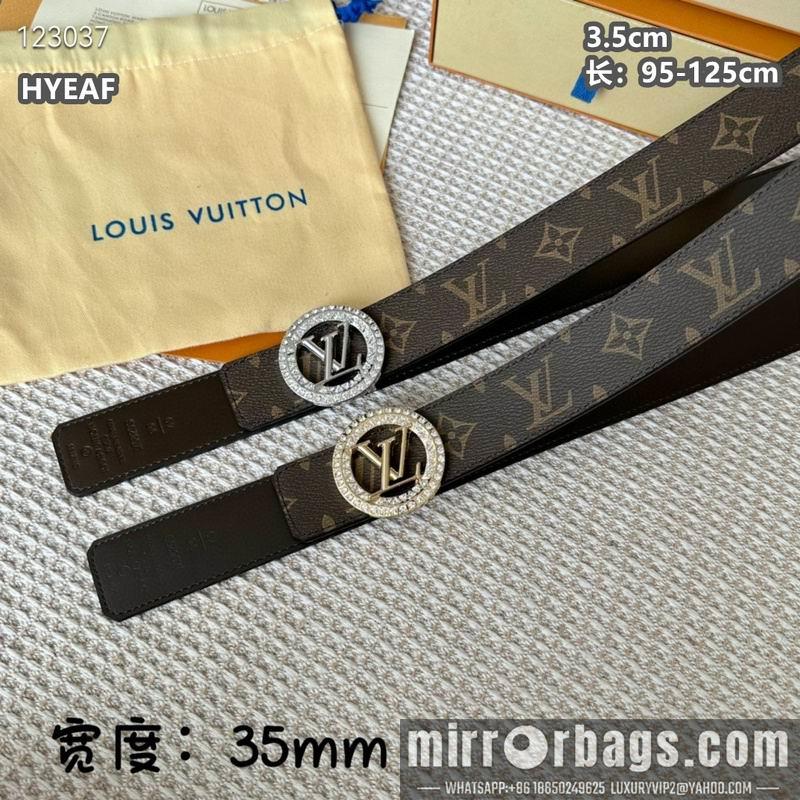 Replica LV belt 35mmX95-125cm 8L02