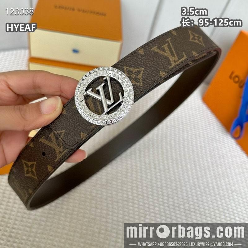 Replica LV belt 35mmX95-125cm 8L02