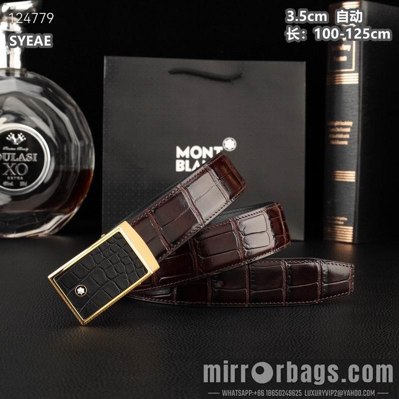 Replica Montlanc belt 35mmX100-125cm 8L35