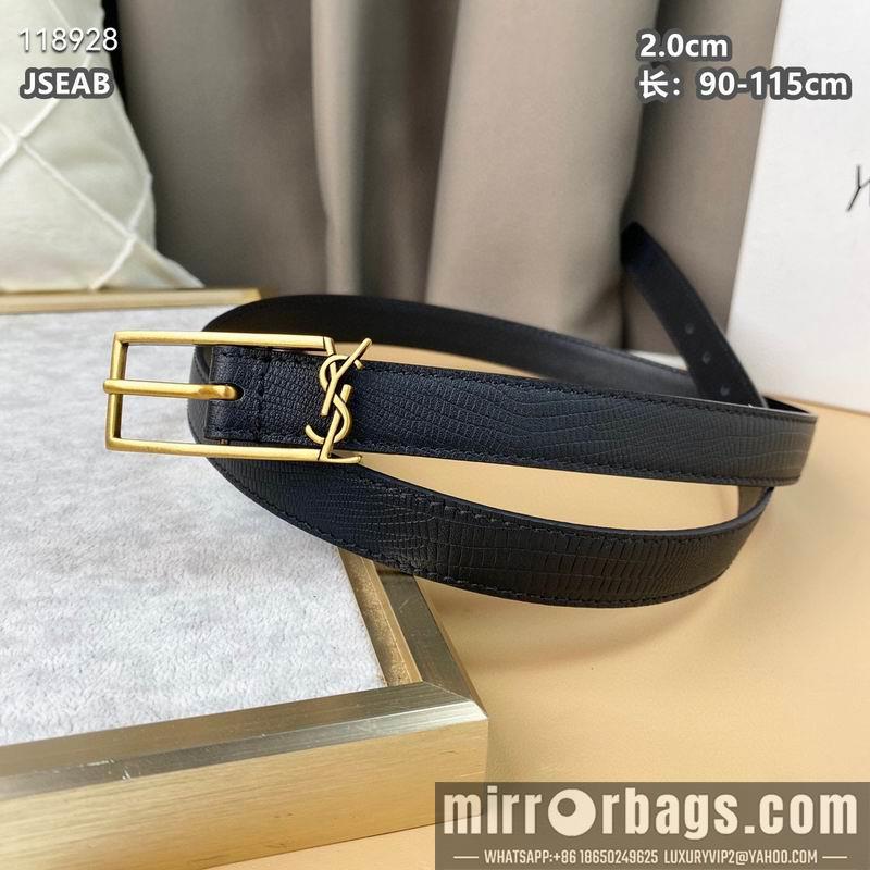 Replica YSL belt 20mmX90-115cm 8L040801