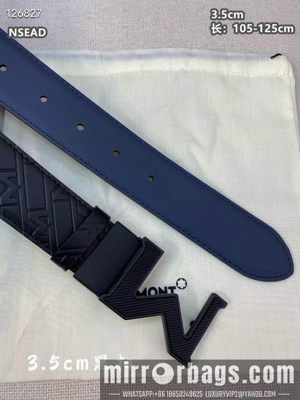 Replica Montlanc belt 35mmX105-125cm 8L60
