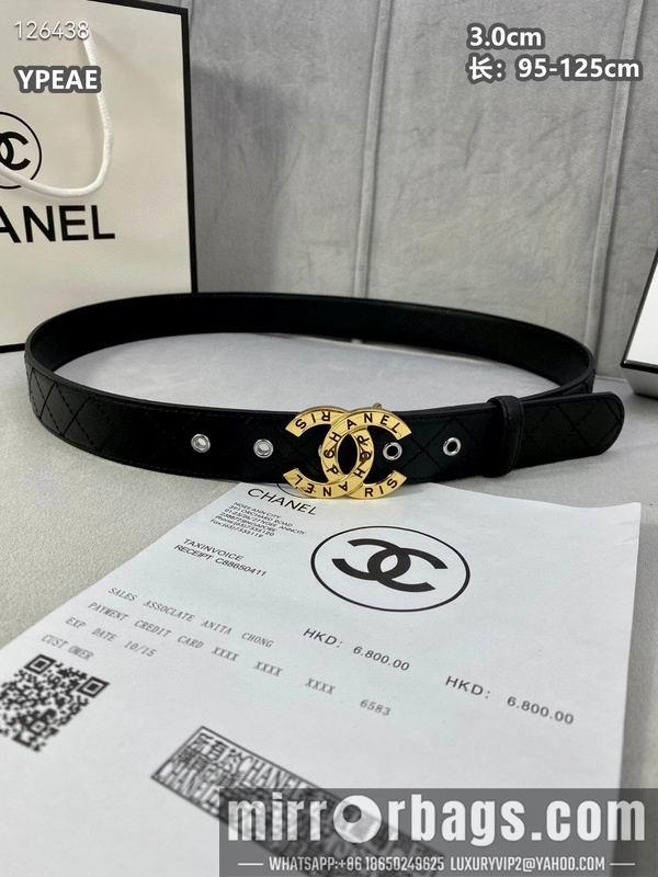 Replica Chanel belt 30mmX95-125cm 8L24