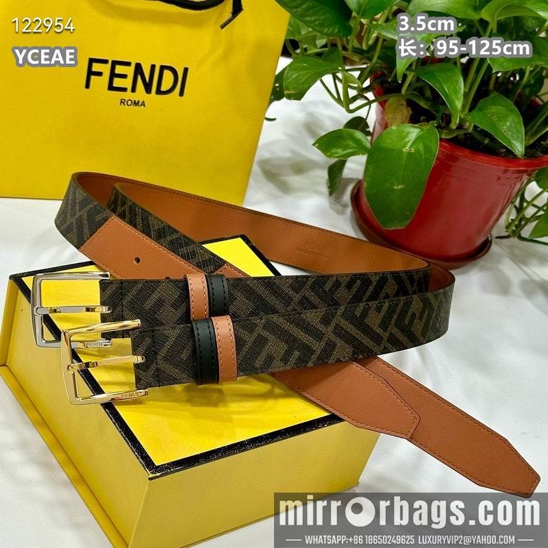 Replica Fendi belt 35mmX95-125cm  8L37
