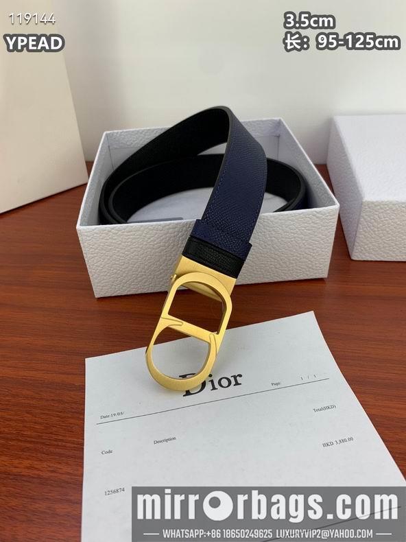 Replica Dior belt 35mmX95-125cm 8L14