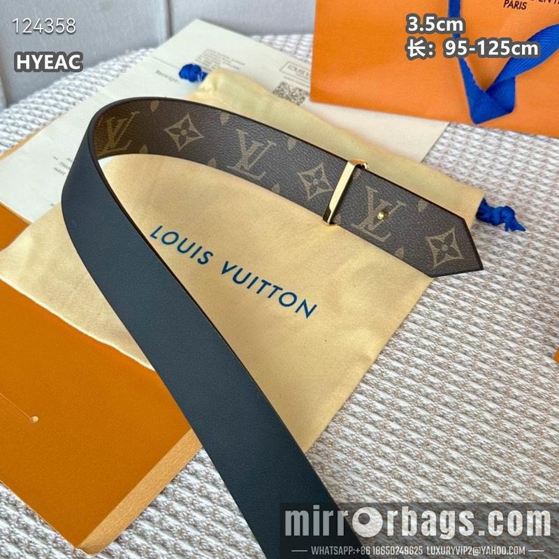 Replica LV belt 35mmX95-125cm 8L15