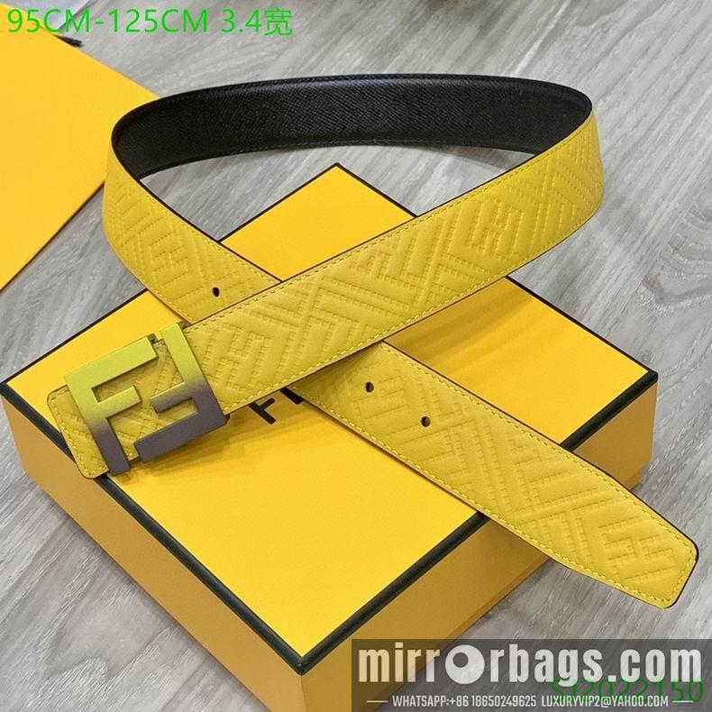 Replica Fendi Belt 34mmX95-125cm 7D01