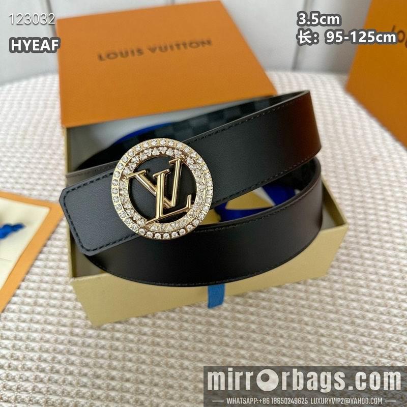 Replica LV belt 35mmX95-125cm 8L18